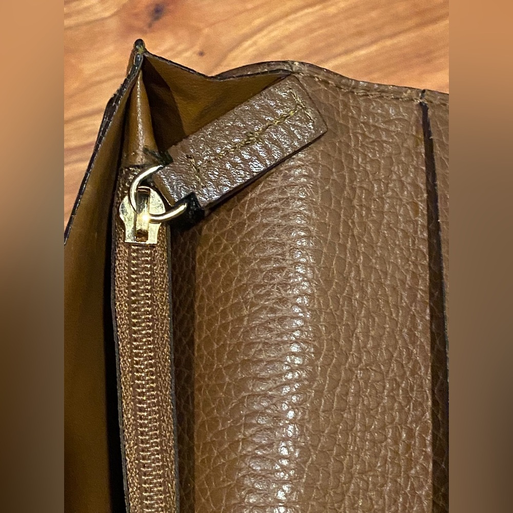 Cartier Brown Leather Long Wallet - Picture 7 of 9